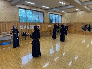 剣道部練習