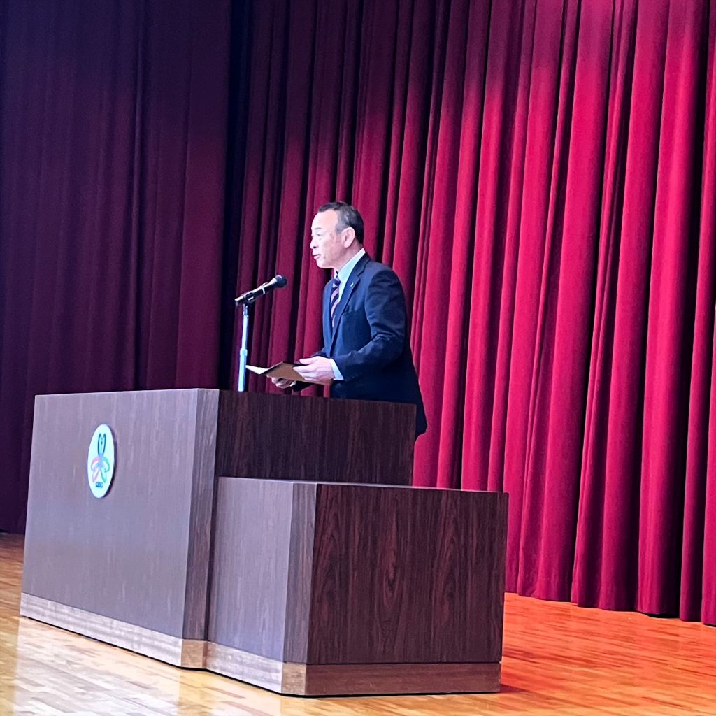 修了式の校長挨拶